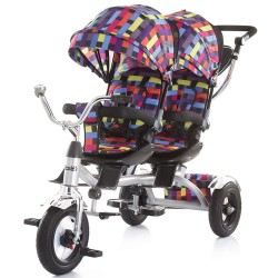 Tricicleta gemeni Chipolino Tandem multicolor