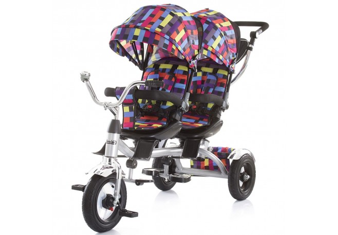 Tricicleta gemeni Chipolino Tandem multicolor