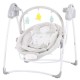Leagan electric si balansoar Chipolino Paradise grey little stars