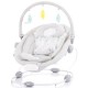 Leagan electric si balansoar Chipolino Paradise grey little stars