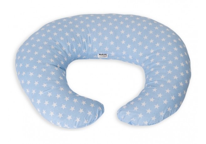 Perna De Alaptare Mica MyKids Stelute Blue-White