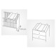 Saltea De Infasat Bebe Cu Intaritura 70x47,5 Klups Safari 003