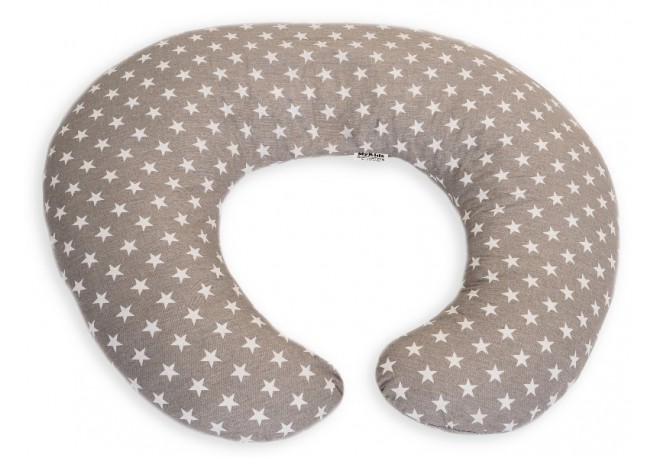 Perna De Alaptare Mica MyKids Stelute Gray White
