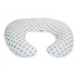 Perna De Alaptare Mica MyKids Stelute White Gray-Blue