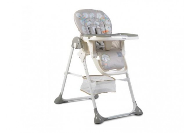 Scaun de masa copii Cangaroo Hunny Grey