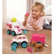 Set Big Power Worker Mini Pony Transporter