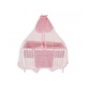 Lenjerie MyKids Crown Pink 7 Piese 120x60 cm