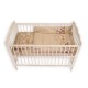 Lenjerie MyKids Bear On Moon Beige 3 piese 120x60