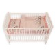Lenjerie MyKids Bear On Moon Pink 3 Piese 140x70