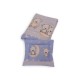 Lenjerie MyKids Bear On Moon Blue 3 Piese 140x70
