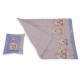 Lenjerie MyKids Bear On Moon Blue 3 Piese 120x60