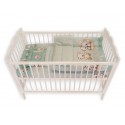 Lenjerie MyKids Bear On Moon Mint 3 piese 120x60