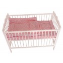 Lenjerie MyKids Crown Pink 3 Piese 120x60