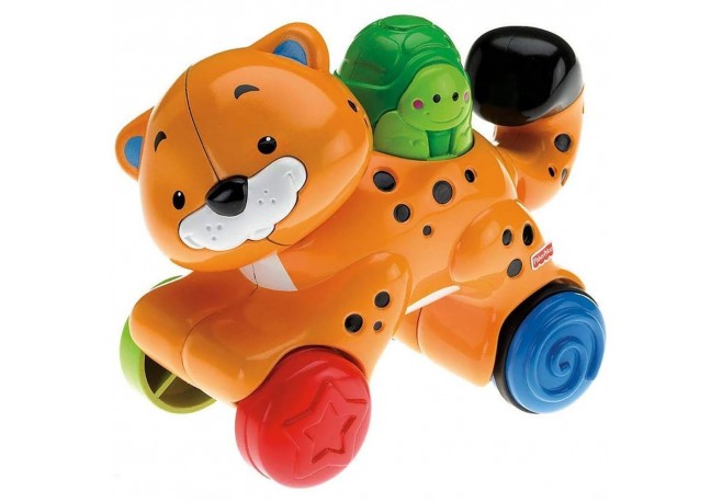 Jucarie Fisher Price by Mattel Infant Press and Go Tigru