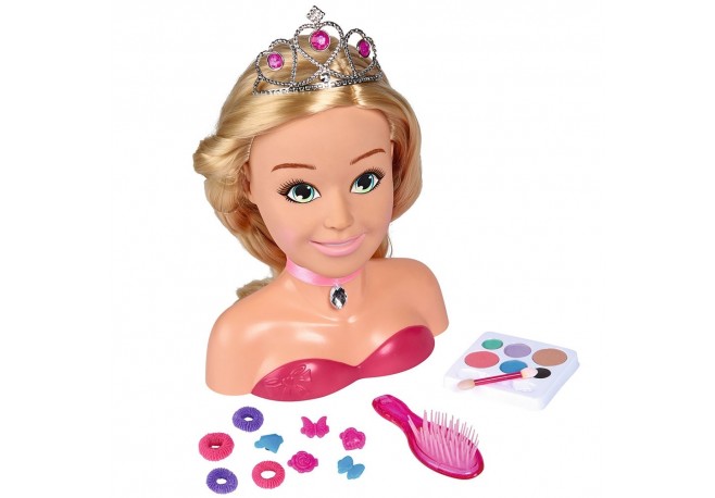 Bust papusa Simba Steffi Love Princess Styling Head cu accesorii