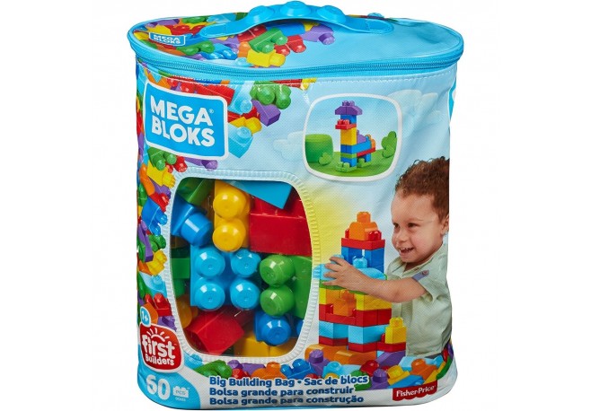 Jucarie Fisher Price Mega Blocks Primele Cuburi de construit 60 piese
