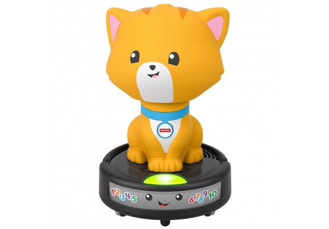 Jucarie Fisher Price by Mattel Laugh and Learn Pisica pe aspirator