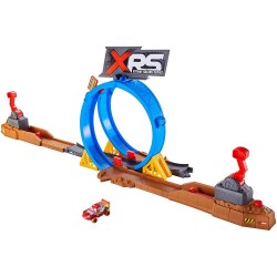 Pista de masini Disney Cars by Mattel XRS cu masinuta