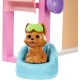 Set Barbie by Mattel Wellness and Fitness O zi la salonul Spa papusa cu figurina si accesorii