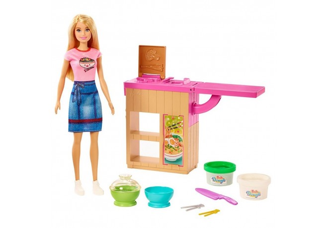 Set Barbie by Mattel Cooking and Baking Pregateste noodles cu papusa si accesorii