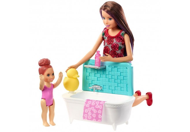 Set Barbie by Mattel Family Skipper Babysitter