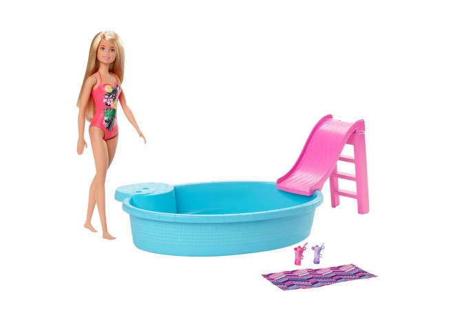 Set Barbie by Mattel Fashion and Beauty Piscina si papusa