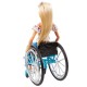 Papusa Barbie by Mattel Fashionistas papusa in scaun cu rotile si rampa