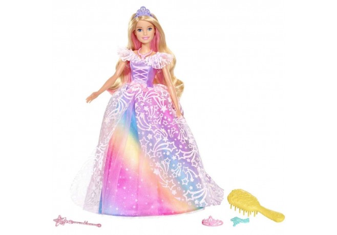 Papusa Barbie by Mattel Dreamtopia Printesa in rochie de bal cu accesorii
