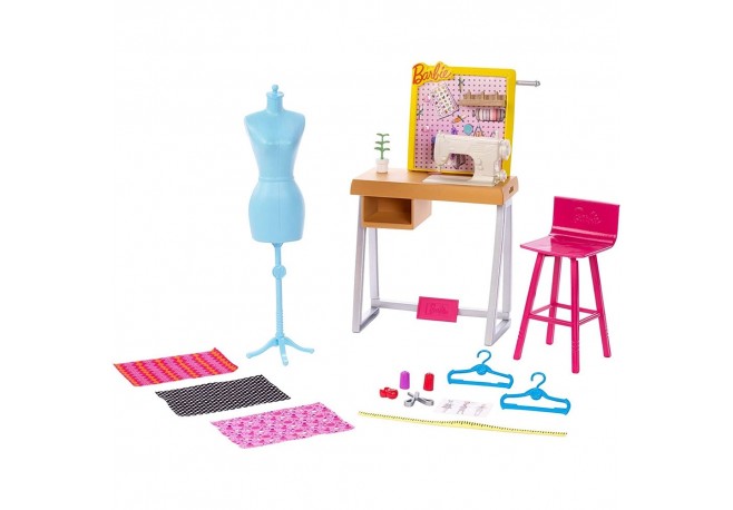 Set Barbie by Mattel I can be Croitorie FXP10 cu accesorii
