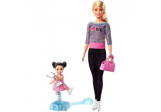 Set Barbie by Mattel I can be Sport 2 papusi cu accesorii FXP38
