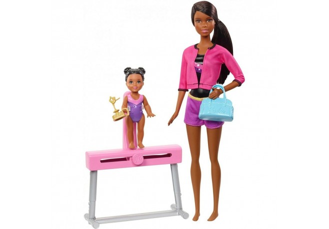 Set Barbie by Mattel I can be Sport 2 papusi cu accesorii FXP40