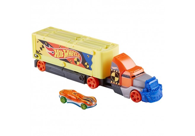 Set Hot Wheels by Mattel Camion coliziune cu 1 masinuta