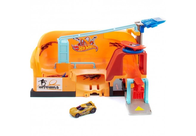 Pista de masini Hot Wheels by Mattel City Super Stunt Skate Park