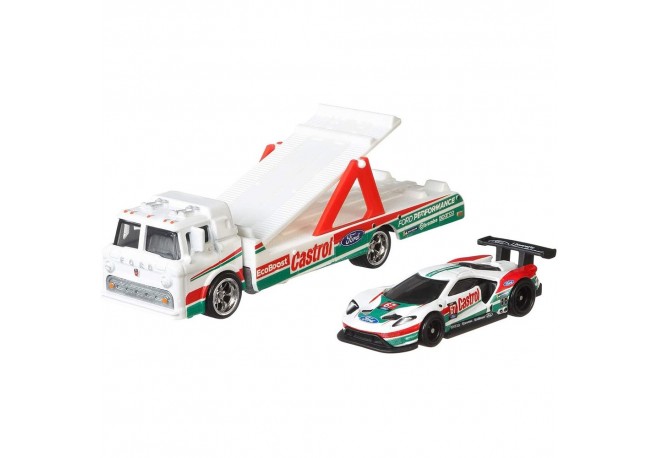Camion Hot Wheels by Mattel Car Culture C-800 cu masina Ford GT Race