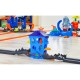 Pista de masini Hot Wheels by Mattel Croc Mansion Attack cu masinuta