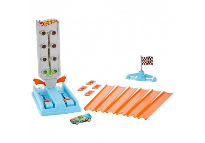 Pista de masini Hot Wheels by Mattel Dragstrip Champion cu masinuta