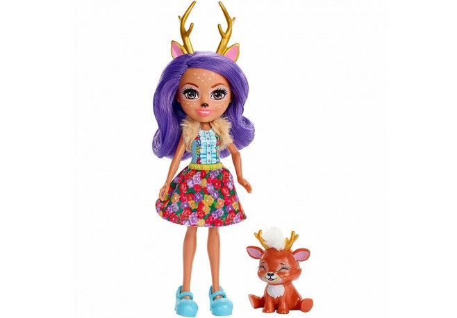 Papusa Enchantimals by Mattel Danessa Deer cu figurina