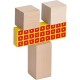 Jucarie Eichhorn Cuburi in galetusa Wooden Blocks 50 piese