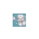 Cadita de baie bebe cu termometru MyKids Bears Gri 100 cm