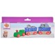 Tren din lemn Eichhorn Animal cu 2 figurine