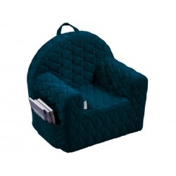 Fotoliu Copii Klups Velvet Albastru Marin V105
