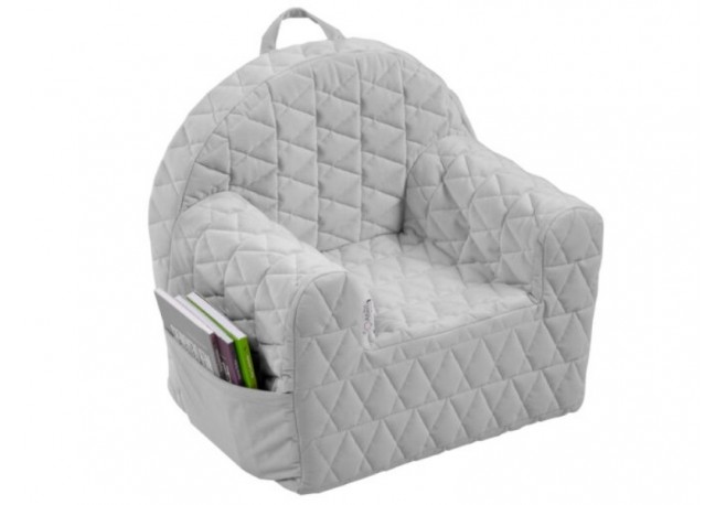 Fotoliu Copii Klups Velvet Gri V102