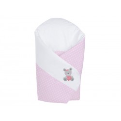 Patura de infasat Klups Teddy Pink K071