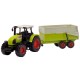 Tractor Dickie Toys Claas Ares cu remorca