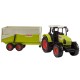 Tractor Dickie Toys Claas Ares cu remorca