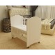 Patut MyKids MOKSI cu lat. demontabila Alb-Alb D101