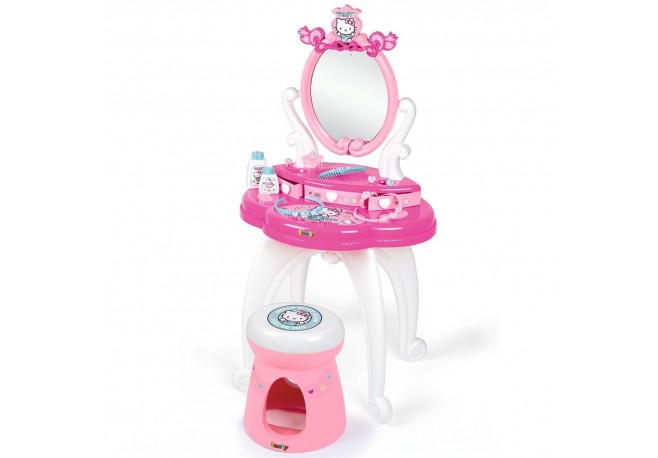Jucarie Smoby Masuta de machiaj Hello Kitty Hairdresser 2 in 1