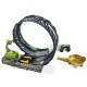 Pista de masini Hot Wheels by Mattel Monster Truck Provocare pe pista cu 2 masinute