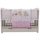 Lenjerie MyKids Teddy Play Pink M1 7 Piese 120x60 cm
