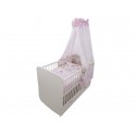 Lenjerie MyKids Teddy Play Pink M1 5 piese 120x60 cm